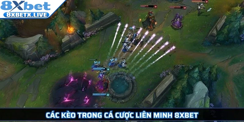 Các kèo trong cá cược liên minh 8Xbet