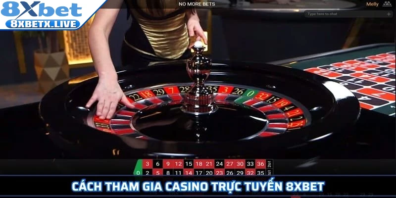 Cách tham gia casino trực tuyến 8Xbet