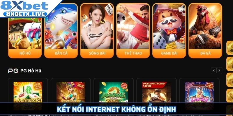 Kết nối Internet không ổn định