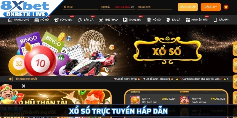 Xổ số trực tuyến hấp dẫn