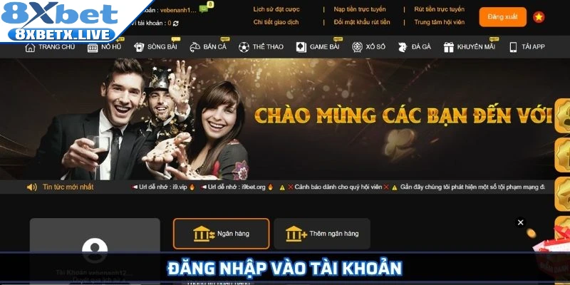 Đăng nhập vào tài khoản